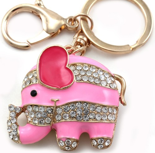 Baby elephant animal keychain - elephant,