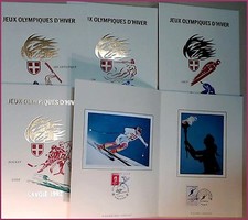 Encarts Prestiges JO Hiver Savoie 1992 x 5