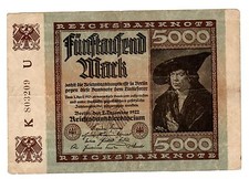 Allemagne GERMANY BILLET 5000 MARK 1922 P81 BERLIN BON ETAT
