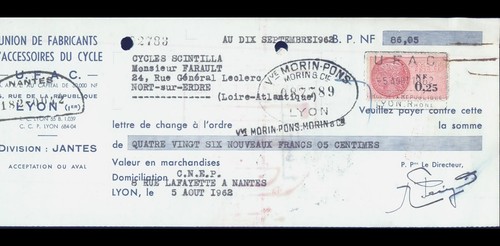 1962 union fabricants - union,