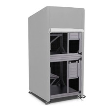 Housse de maison de chat extérieure résistante à l'eau pour clôture pour ani