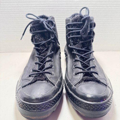 Converse black leather - , high