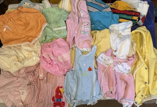 Vintage baby toddler clothes - vintage,