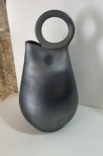 Pichet carafe en terre cuite Noire Collection Deco Signé DATCHA