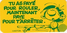 FRANQUIN Gaston   autocollant