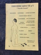 CURIOSA/EROTISME/CATALOGUE LIBRAIRIE LE PETIT SAINT-JAMES/ASLAN/DRIBEN/PIN-UP