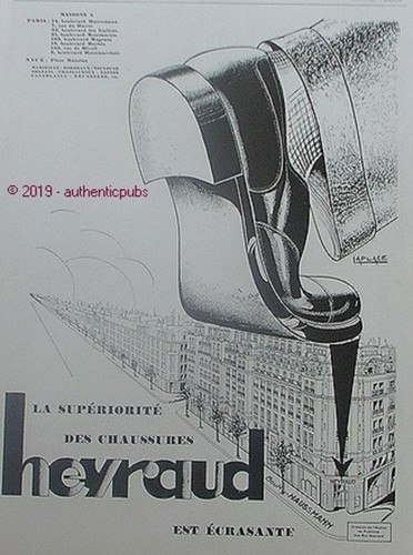 Publicite heyraud chaussure - publicite,