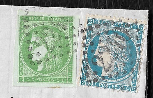 Lettre avec correspondance - lettre,