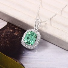 11x9 MM Spinelle Vert Coussin