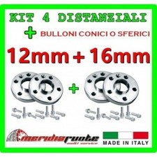 Set 4 Élargisseurs de Voie pour BMW X6 Xd Rive (E71 E72) 2008 + Promex Italy