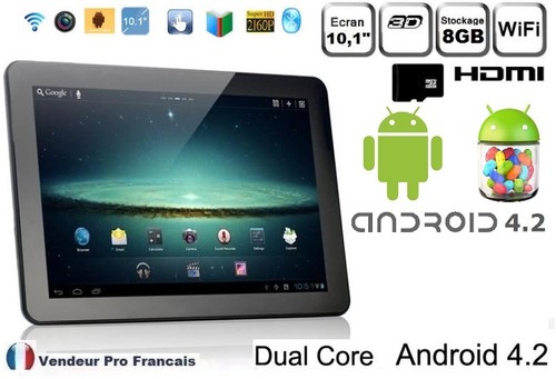 Pouces tablette tactile - 10.1'',