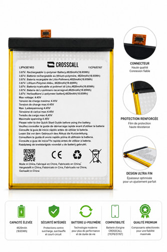 Batterie crosscall core - core, z5