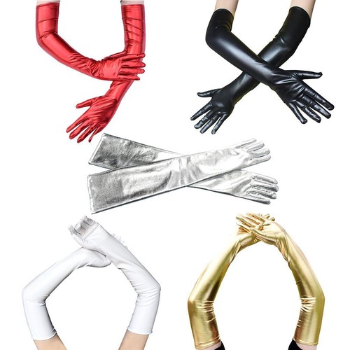 Longs gants opéra cuir - longs, d'opéra