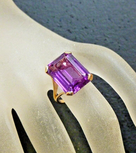 Bague jaune k sertie - jaune, 18