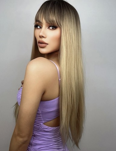 Perruque synthétique blond - synthétique,