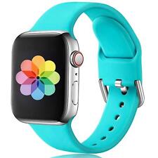 Silicone Bracelet Sport Pour Apple Watch Taille S L XL 42mm 44mm 1 2 3 4 5 6 Se