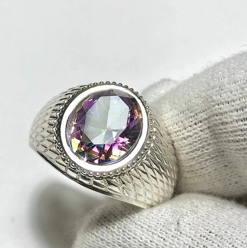 Bague homme topaze mystique - , en