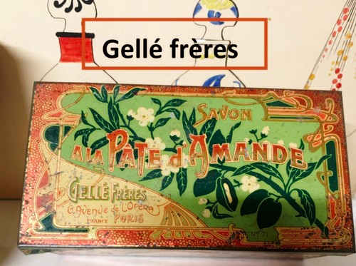 Boite gellé frères métal - gellé,