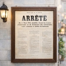 Panneau ancien – Affiche