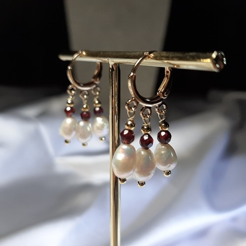 Boucles oreilles perles - boucles, de