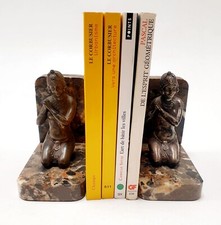 Paire serre-livres Sculpture régule Femmes Danseuses Orientales Art Déco 