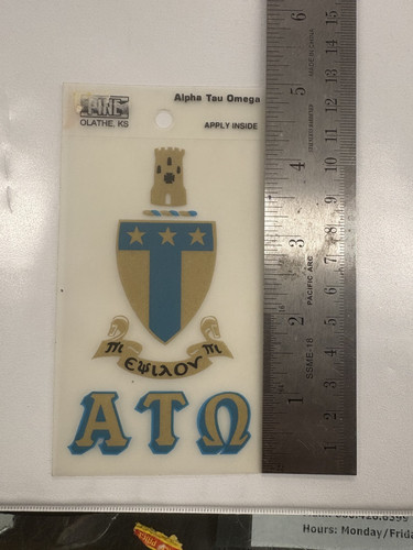 Alpha tau omega crest - tau, w/