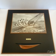 Tableau Cadre Bois Demi Coque