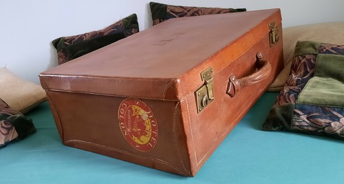 Valise cuir vintage ets - valise,