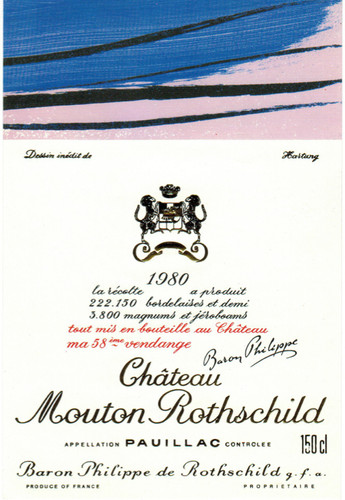 Etiquette château mouton - etiquette,