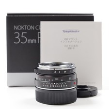 Voigtlander NOKTON Classic 35mm F1.4 II SC VM pour Leica M [Top Mint] #4115J