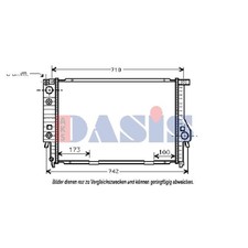 Aks Dasis Radiateur Moteur