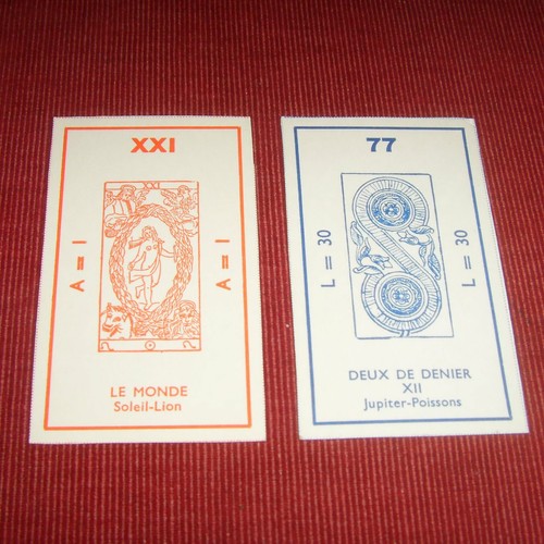Ancien petit tarot - tarot, de