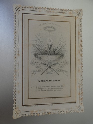 Image pieuse canivet dentelle - image,