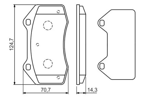 Plaquettes frein 986 494 - 0,