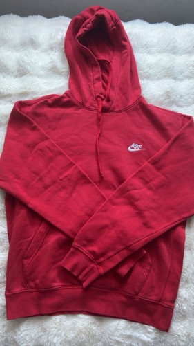 Sweat capuche nike - À, rouge