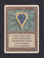 Magic MTG - Mox Sapphire - Unlimited - POOR - EN