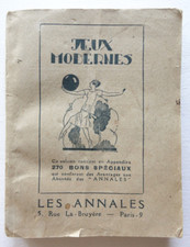 Jeux modernes - Prestidigitateur Alber - Les Annales 1923