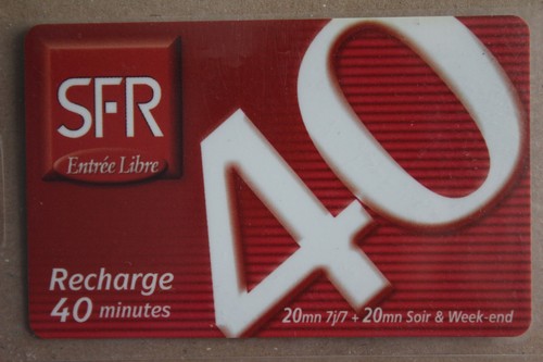 Telecarte sfr recharge - -, 40