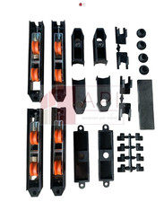 Kit D'Accessoires Pour Fenêtres Coulissantes Avec Chariots Réglables À 2 Roues