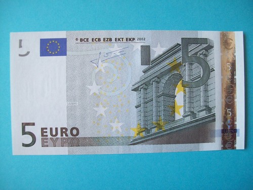 Billet neuf euros 026 h - 5,