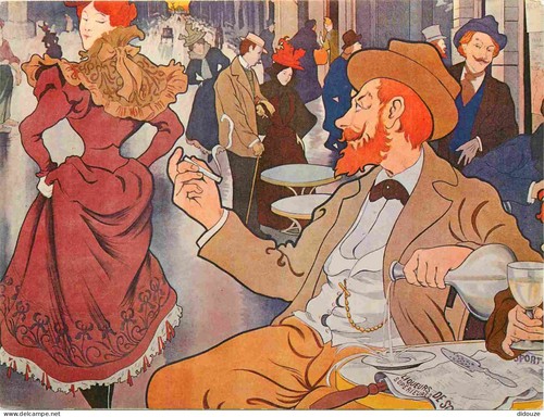 Carte postale art peinture - -,