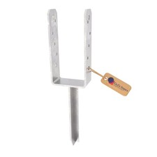 Support de poteau U avec