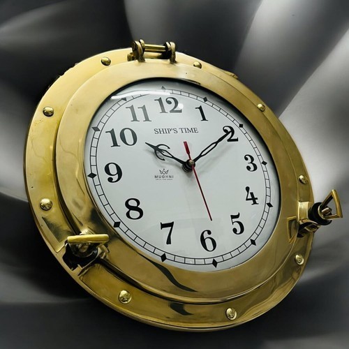 Horloge nautique laiton - horloge, 12"