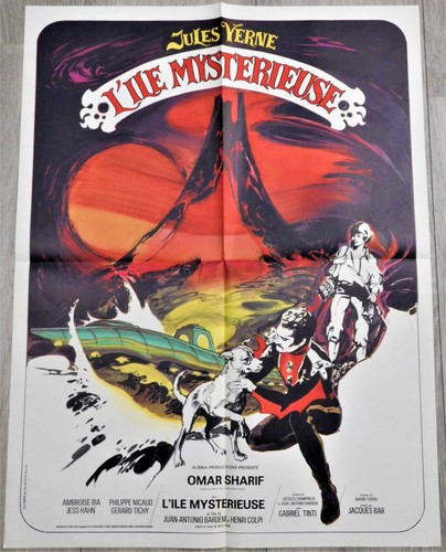 Ile mysterieuse affiche - l'ile,