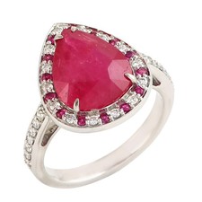 Bague ancienne rubis or 14