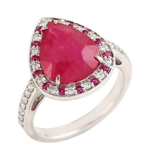 Bague ancienne rubis 14 - bague,