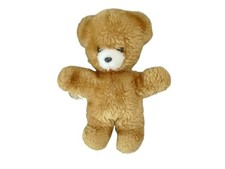 Peluche ours vintage Boulgom marron 24 cm doudou ancien