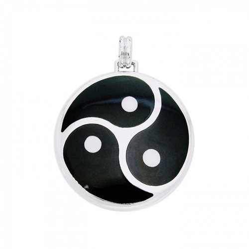 Pendentif triskele argent - pendentif,