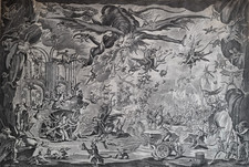 Gravure XVIIIe “La Tentation