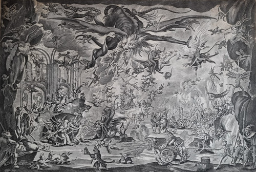 Gravure xviiie tentation - xviiie, “la